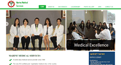 Desktop Screenshot of marinemedicalservices.net