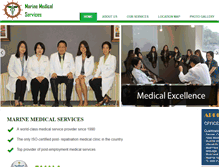 Tablet Screenshot of marinemedicalservices.net